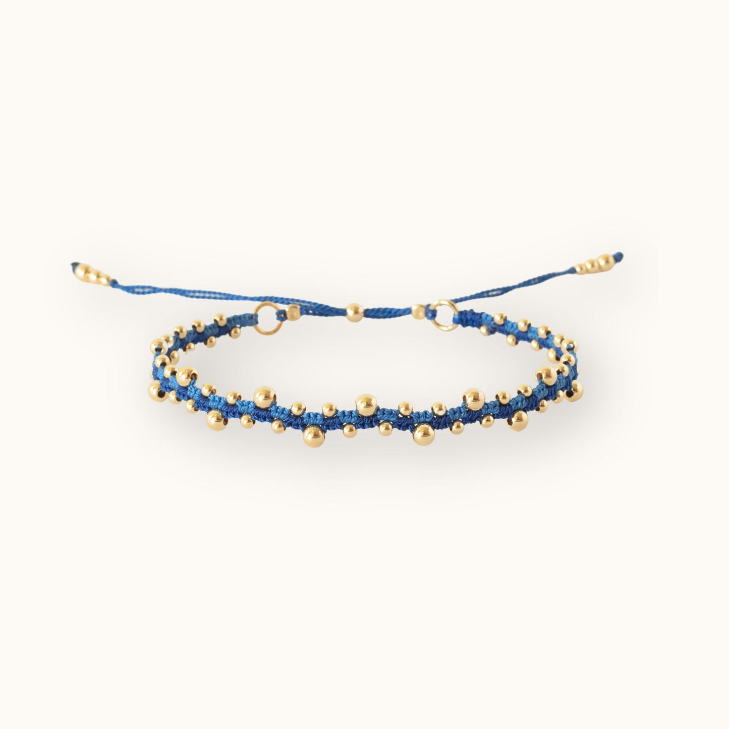 Adjustable Wave Bracelet Blue