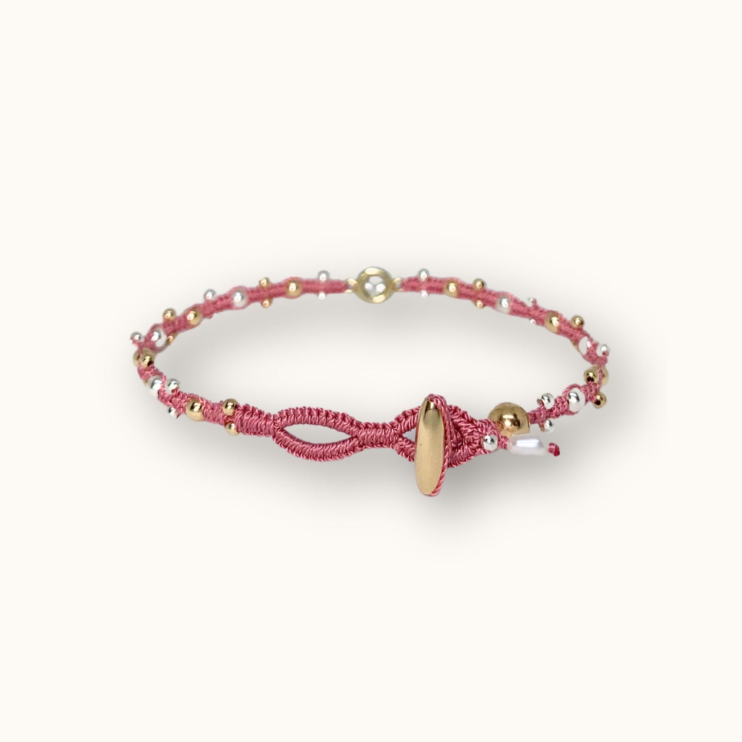 Rocky Bracelet Dark Pink